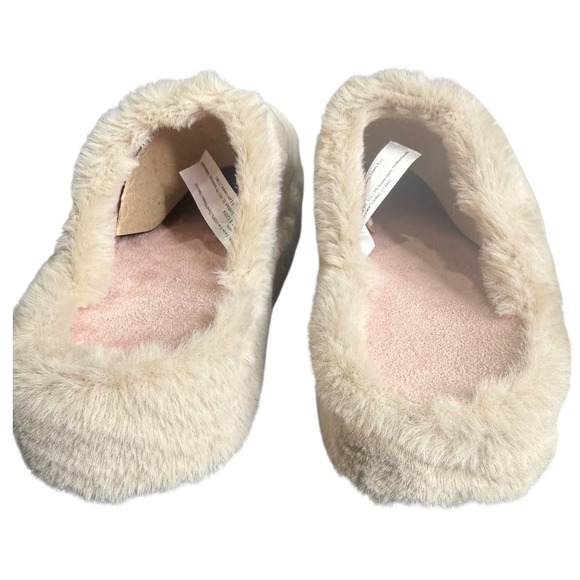 Free People It's A Vibe Platform Slip On Slides Slippers Polar Bear Size 8 - Picture 5 of 10